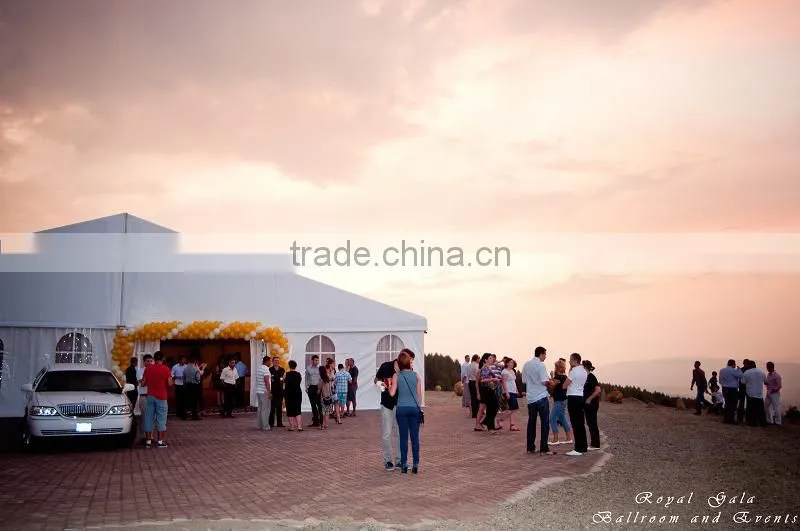 outdoor pvc storage marquee tent for sale,100% water proof wedding tent