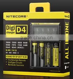 Nitecore Authorized distributor NiteCore D4 charger 18650 battery charger with UK plugs Eu plugs