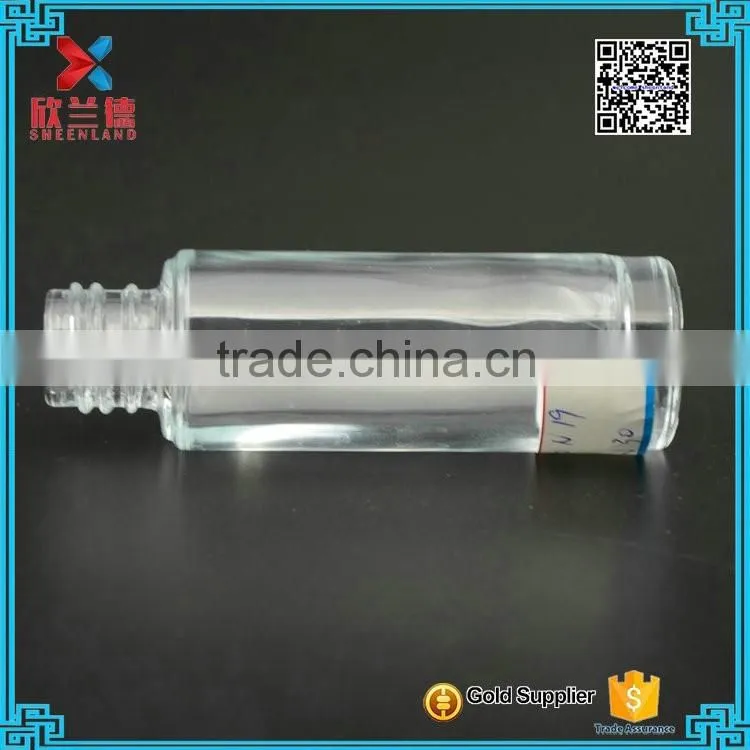 30ml cylinder glass medicine bottle/high quality empty pill bottles