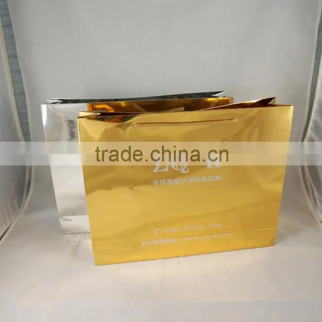 Custom luxury paper shopping bag of Cosmetic