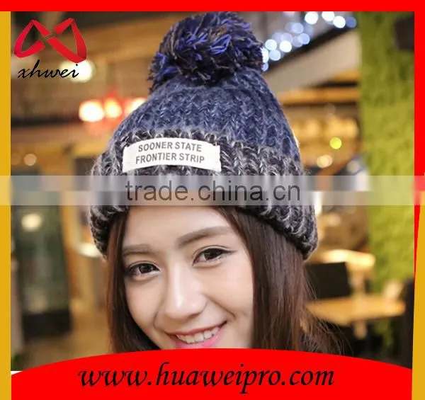 Latest Girl Hat Beanie Knit Winter Beanie for Women 100% Cotton Beanie Hat