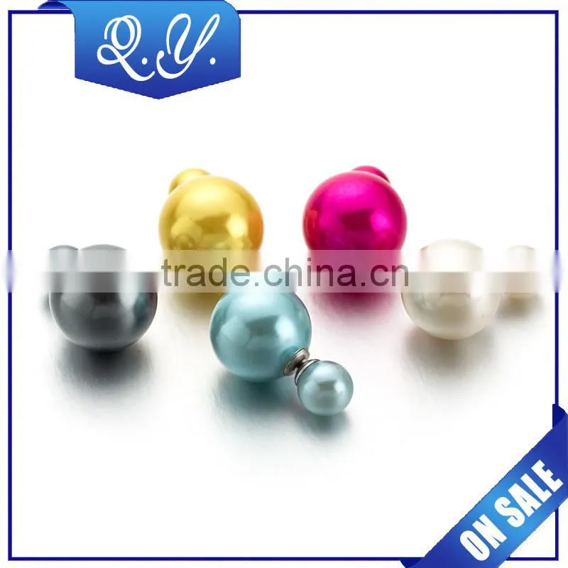 Colored stainless steel earrings ear piercing jewelry
