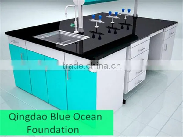 high quality laboratory equipment steel lab furniture lab sink table