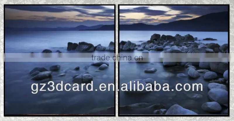 Hot 3D Picture of natural scenery fish and lotus
