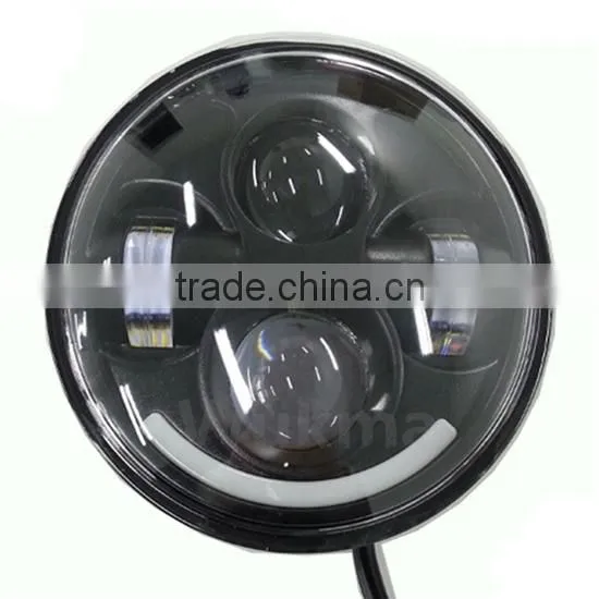 5.75Inch Motorcycle Led Headlights Projector Daymaker Replace Hid Kit For Harley