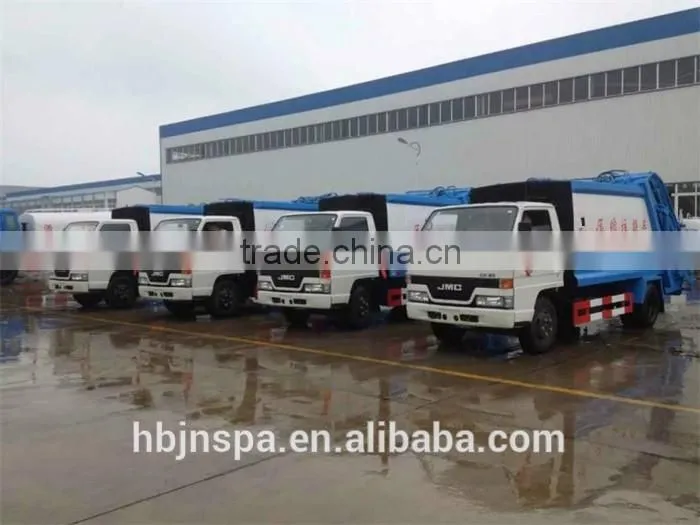 NEW 4000 liters factory sale JMC compactor garbage truck