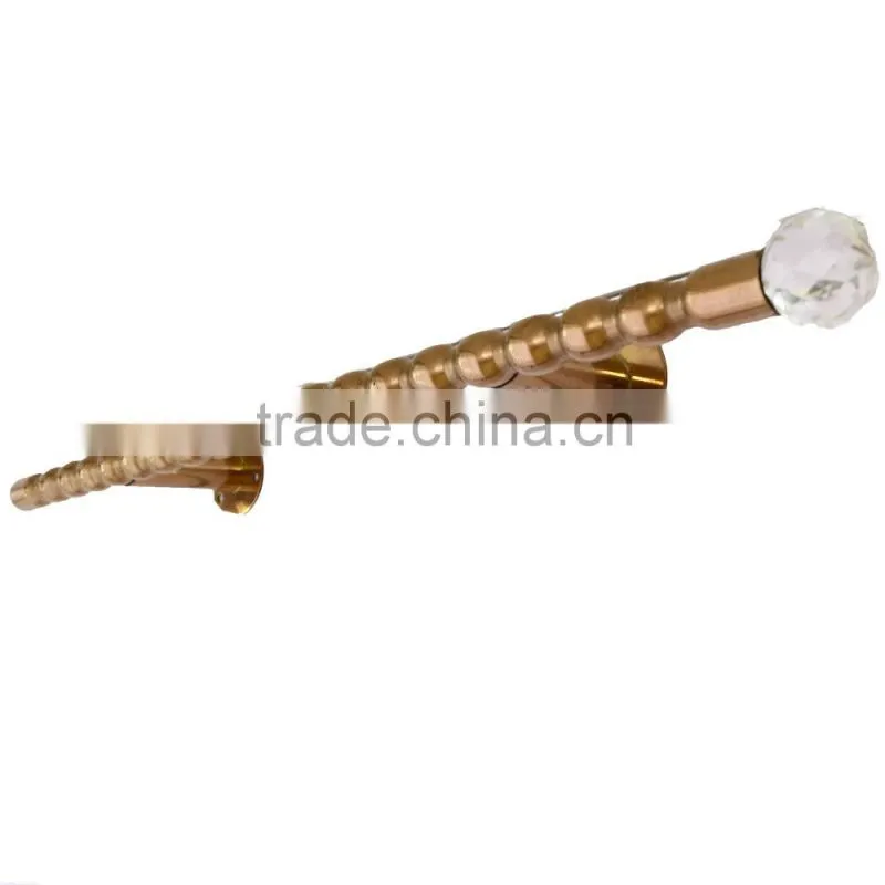 Western rose gold luxury garment wall display rack