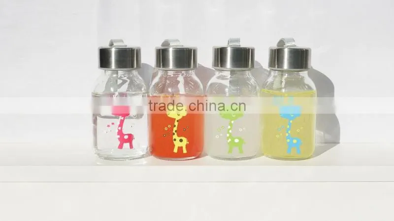 Manufactoring hot sale water glass bottle unbreakable glass bottles