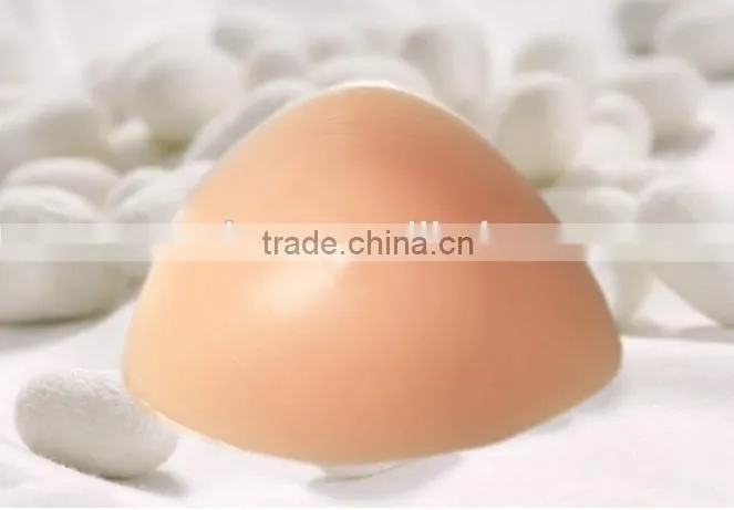 hot selling triangle shaped adhesive silicone breast