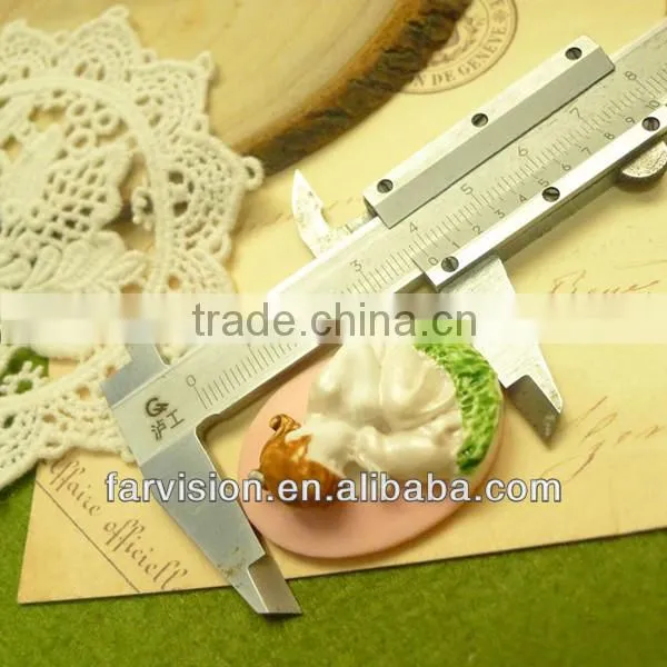 Hot sale flat back resin cameo, resin cameo for wedding decoration