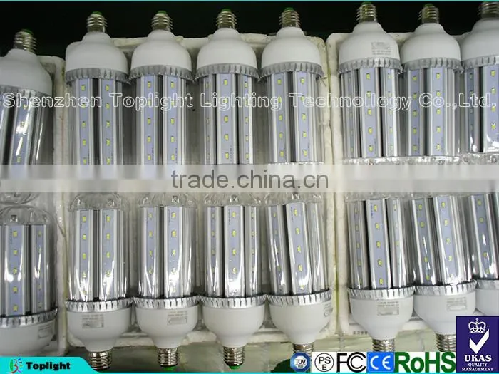 Dia-casting AL+PC 360 degree E26/E27/GX24Q3 12-24W led corn lamp light