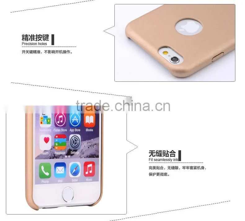 Best Seller Ultra Thin PC Phone Cover Logo Hollow Out Case For iPhone 6