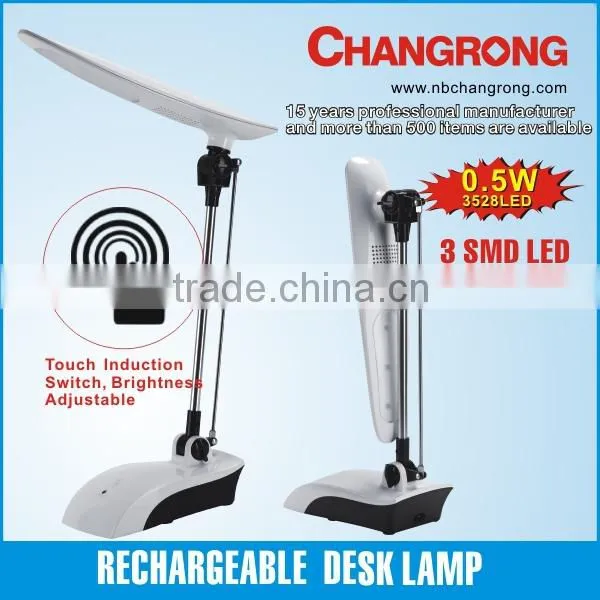 Rechargeable office and home desk touch lamp