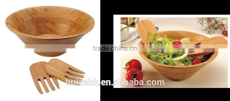 Bamboo Salad Bowls set