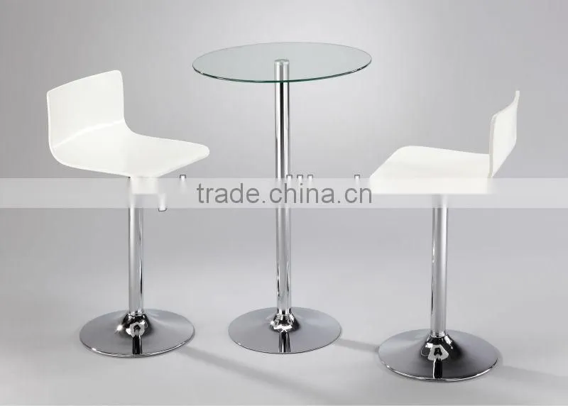 Oak Embossment Modern Bar Table Set