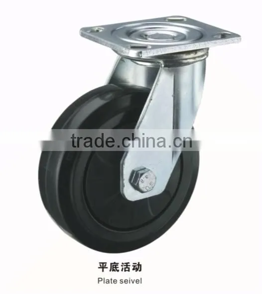 200mm dia hand pallet truck rubber wheel
