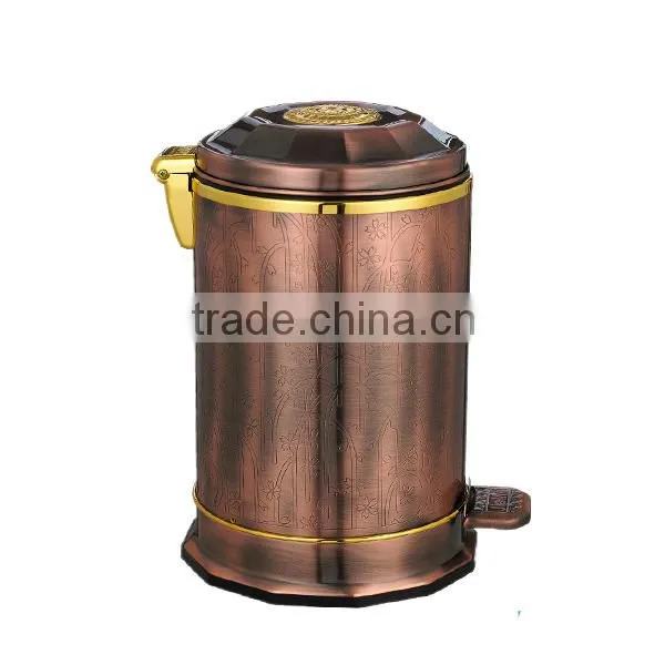 10L purple trash cans