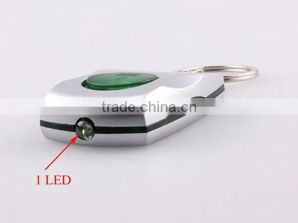 mouse pushing keychain led light