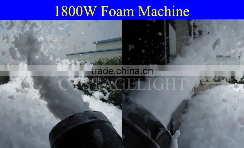 Stage Effect Equipment 1800W Playground Spray Foaming Machine