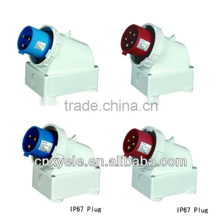 New CEE industrial plug and socket