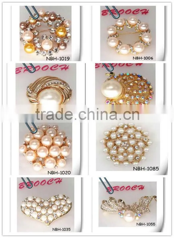 Manufacturer wholesale wedding rhinestone brooch