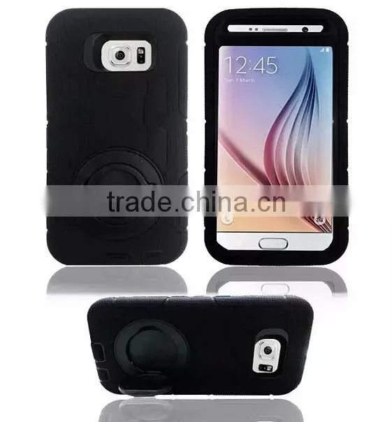 Fashion Design Armor Silicone PU Case For Samsung Galaxy S6