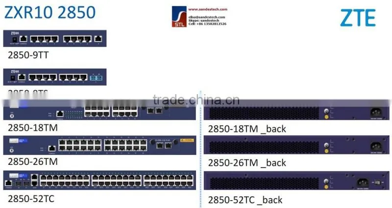 ZTE RS-2800-2GE-SFPRJ45 ZTE RS-2826A RS-2826S RS-2850 RS-2818S RS-2850-18TM RS-2850-26TM