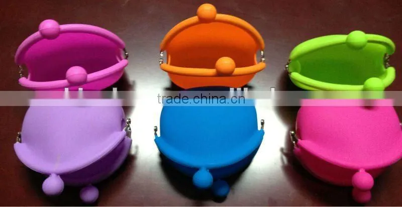 silicone mix color wallets
