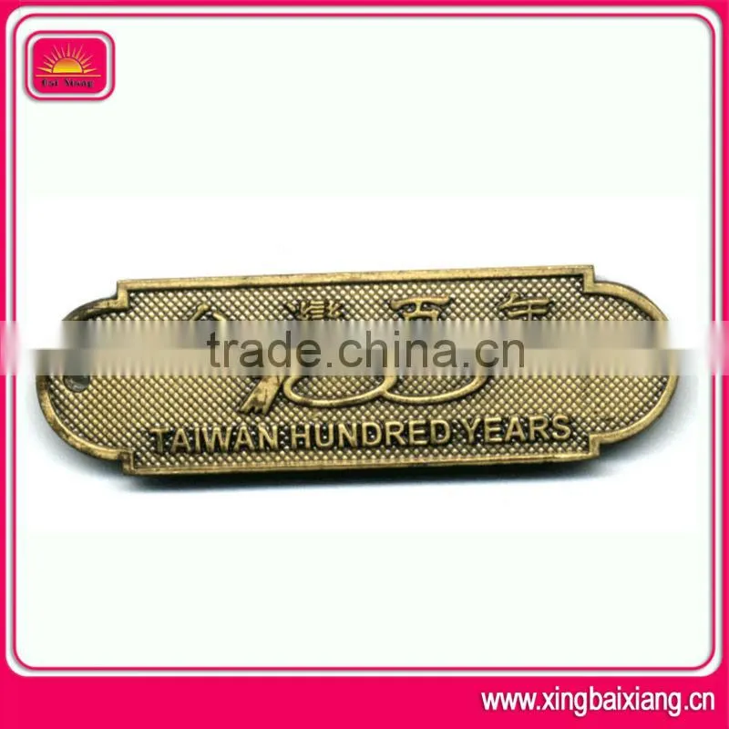 metal nameplates for furniture