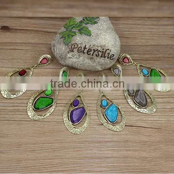large alloy rhinestone earring, latest fashion earrings