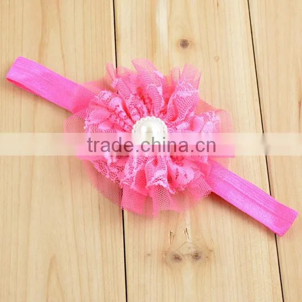 stretch elastic lace for baby headband, newborn lace headbands
