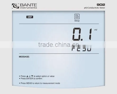 Bante902 Economical pH/Conductivity Meter (CE Certificate)