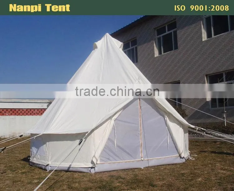 steel Pole Material and Canvas Fabric family tent