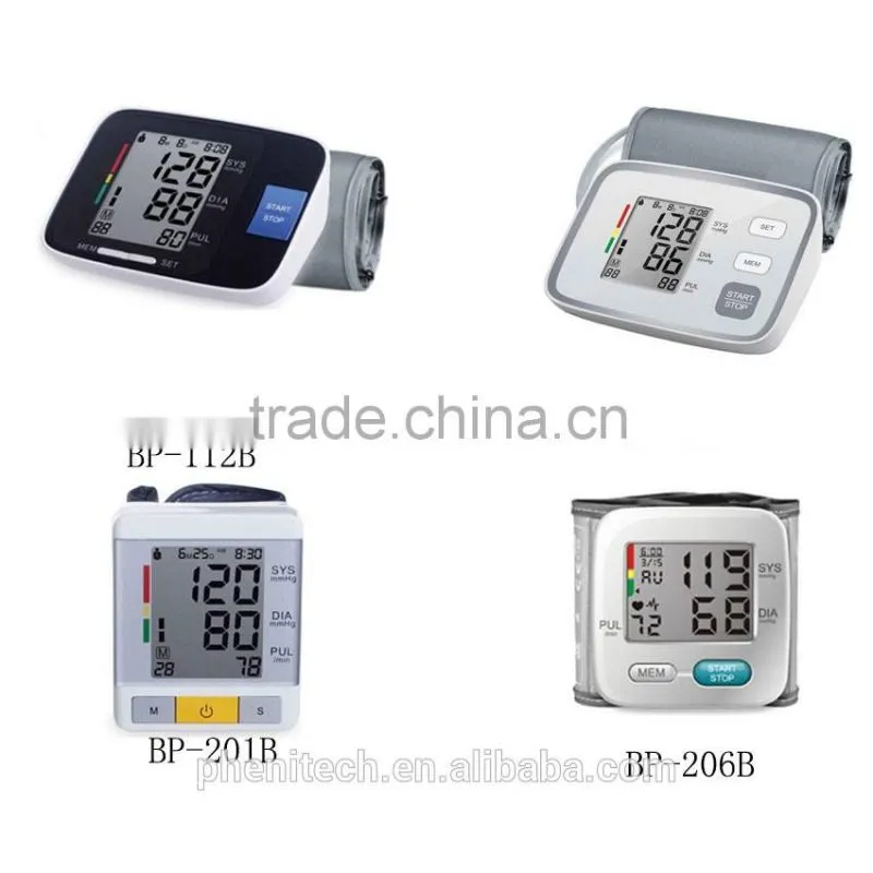 Bluetooth Automatic Electronic Blood Pressure Monitor Digital BP Monitor for Household