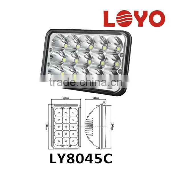Newest 45w LED work light, chips 45w LED work light for atv