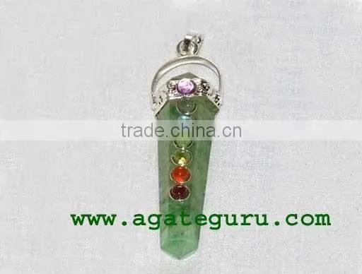 7 Chakra twisted healing wands