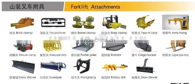 Heavy construction equipment New Terrian Forklift 6000 with hydraulic transmission