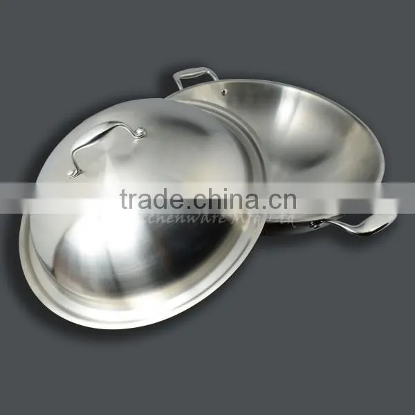 Practical Stainless Steel Gas Fired Woks