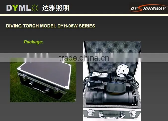 most bright 7pcs*T6 70W LED diving light with professional piezoelectric switch system