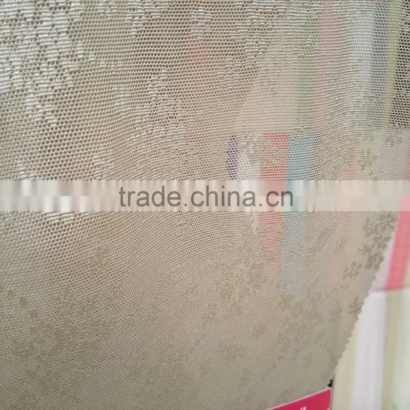 Factory make to order supply type nylon spandex mesh knit fabric jacquard