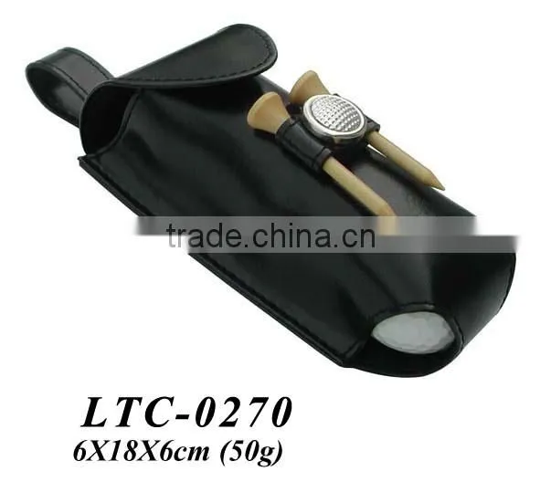 Promotion Gift set Golf PU leather pouch