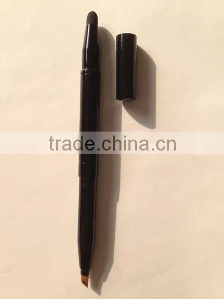 double ended retractable eyeliner brush,sponge eye brush