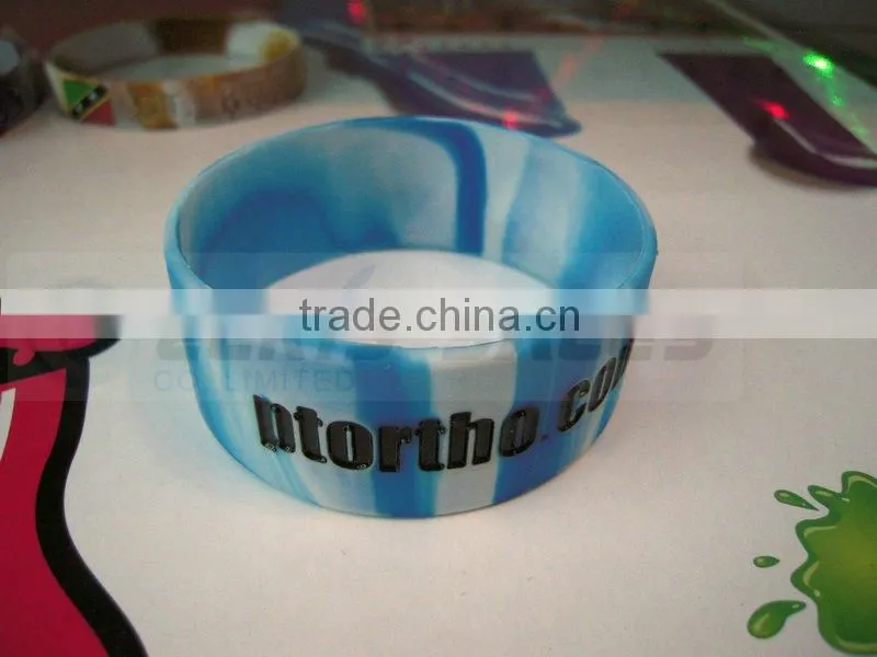 fluorescent silicone bracelet