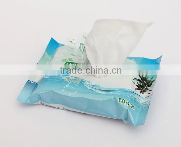 2015 New Products Cheap sanitizing hand wet tissue