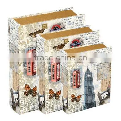 2016 Vintage Wooden Book Box