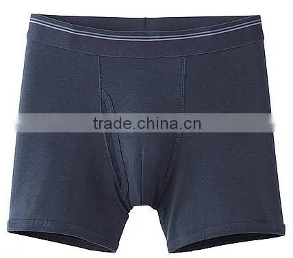cotton classic soft solid boxer short men underwear
