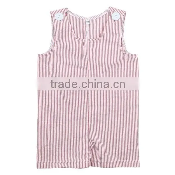 2016 wholesale baby clothes factory cotton ruffle Rompers Newborn Rompers boys clothes boy pyjamas