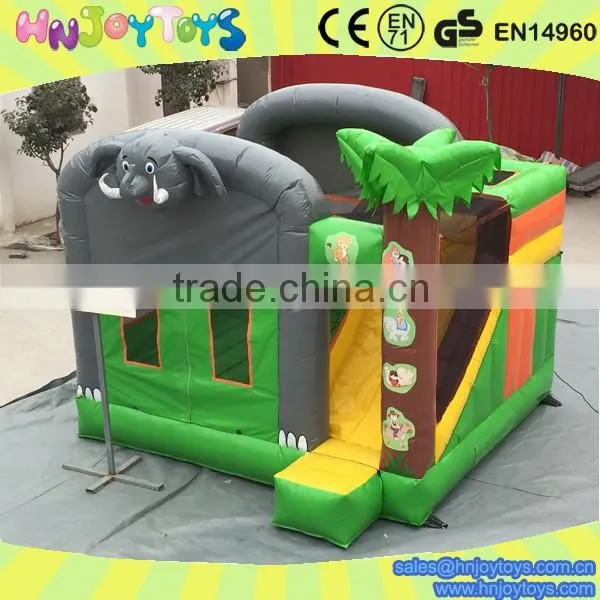 Animal Outdoor Playground Elephant Children Play Game Adult Bounce House Air Castle Jumping