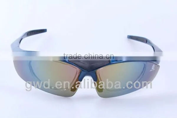 2016 Promotion Fashion Cycling Glasses with interchange lens
