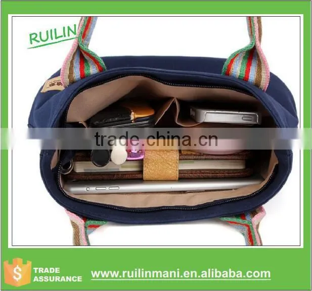 Trendy Casual Canvas Multifunctional ladies fancy handbags for women